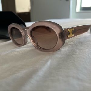 Celine Triomphe Oval Sunglasses